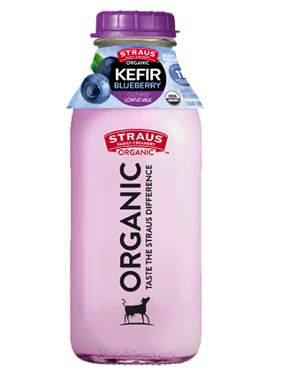 Straus Organic Blueberry Kefir