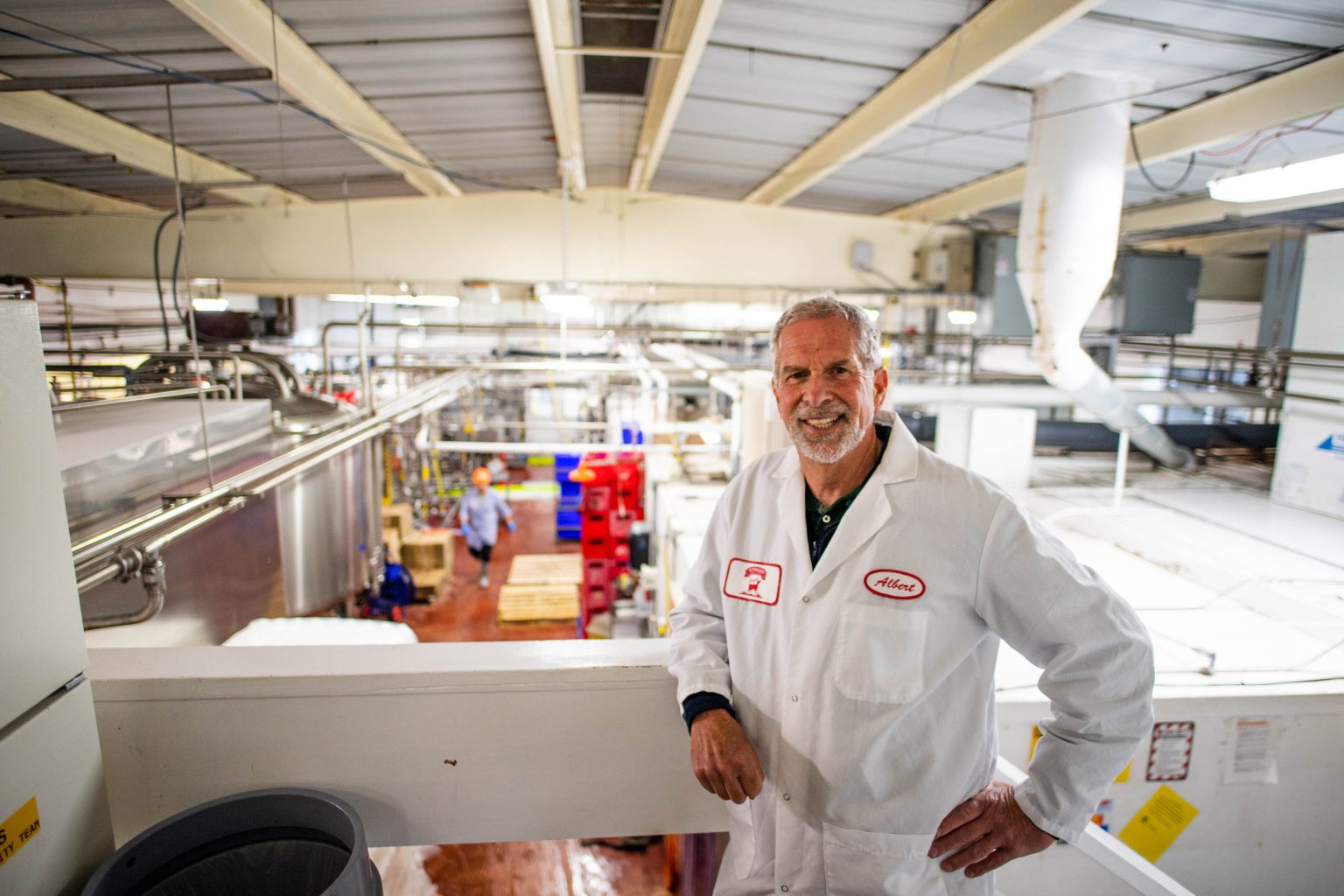albert at marshall creamery in 2019